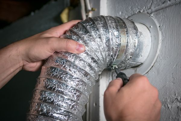 Dryer Duct Replacement in Ringgold
