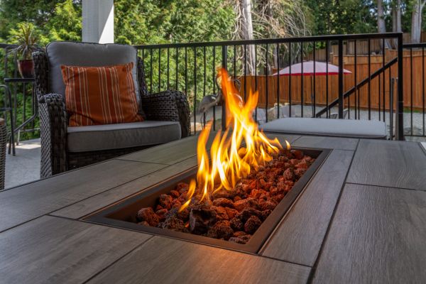 Gas Fire Pit Installation in Ringgold